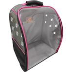 La Vista Twist Kedi, Kucuk Kopek Sirt Tasima Cantasi Grı 32-26-40Cm
