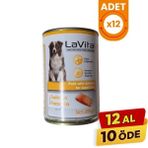 La Vital Lavital Adult Somonlu Yetişkin Konserve Köpek Maması 1 Adet 395 Gr - 395 Gr 12 Adet