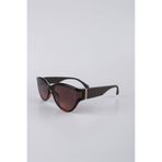 La Viva Kadın Cat Eye Siyah Çerçeve Kahverengi Cam Güneş Gözlüğü GG25LVSF8003R03