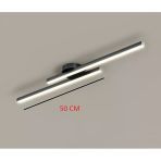 Laaysa 3 Renk Yanabilen ( 3000 K-4000K-6500K) Modern Tavan Koridor Aydınlatması Çubuk Led Lineer Avize Armatür Ikili 50 Cm Çubuk Uzunluğu Toplam Uzunluk 70 Cm