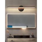 Laaysa Dekoratif Banyo Duvar Ayna Tablo Aydınlatması LED Flüt Aplik(pilli değil dir) - Siyah - 30 CM