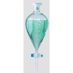 Lab Ayırma Hunisi Armudi Tip, Teflon Musluklu 1000 ml