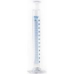 Lab Plastik Kapaklı Cam Karıştırma Mezürü 25 ml