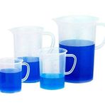 Lab Plastik Kulplu Beher Ölçü Kabı 500 ml
