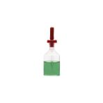 Lab Şeffaf Cam Damlatma Şişesi 100 ml - Beyaz