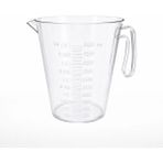 Labbakkal Kulplu Beher 5 Litre Şeffaf Polikarbon Ölçü Kabı - 5 LT