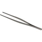Labbakkal Penset Düz - Küt Uçlu Paslanmaz Çelik - 30 CM