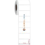 Labelika 75X35 mm Halı Yıkama Etiketi (Ruloda 1000 Adet) - Termal Pp Etiket - 10 Rulo