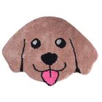 LABEND HOME Sevimli Banyo Paspası Yavru Hayvan Halısı - Yavrular Çocuk Banyo Dekoru - Köpek Halıları Eğlenceli Banyo Paspası - Karikatür Halı Komik Banyo Paspasları Kızlar ve Erkekler için Golden Retriever