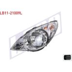 LABO-LB11-21009L - Far Sol Elektrıklı Motorlu Hyundaı I20 09-12 - Siyah