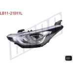 LABO-LB11-21011L - Far Sol Motorlu Ledsız Duz Tıp Hyundaı I20 15-18 - Siyah