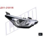 LABO-LB11-21011R - Far Sag Motorlu Ledsız Duz Tıp Hyundaı I20 15-18 - Siyah