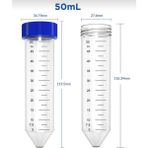 Labolist 12X75 mm Deney Tüpü Dibi Yuvarlak Kapaklı (100 Adet)