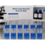 Labolist Beher Cam Dereceli 10 ml 12 Adet
