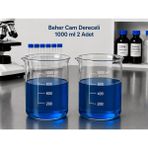 Labolist Beher Cam Dereceli 1000ML 2 Adet