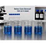 Labolist Beher Cam Dereceli 150 ml 4 Adet