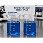 Labolist Beher Cam Dereceli 2000ML 2 Adet