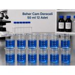 Labolist Beher Cam Dereceli 50 ml 12 Adet