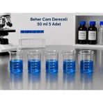 Labolist Beher Cam Dereceli 50 ml 5 Adet