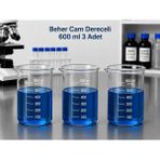 Labolist Beher Cam Dereceli 600ML 3 Adet
