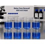 Labolist Beher Cam Dereceli 600ML 8 Adet