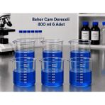 Labolist Beher Cam Dereceli 800ML 6 Adet