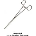 Labolist Hemostatik Pens Düz 20 cm Paslanmaz