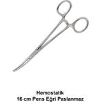 Labolist Hemostatik Pens Eğri 16 cm Paslanmaz