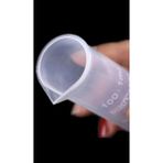 Labolist Mezür 100 ml Plastik Ölçü Kabı Şeffaf – Uzun Form
