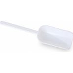 Labolist Plastik Kürek Beyaz - 125ML - Dibi Düz - Uzun Saplı