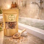 Laborem Natura Kahve Çekirdekli Çok Amaçlı Banyo, Ayak ve Vücut Tuzu | Mineralli Rahatlatıcı Bakım Tuzu 350 G