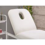 Labortech Oval Cilt Bakım Sedyesi Masaj Sedyesi - 010 - Beyaz