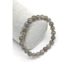 Labradorit ( AA Kalite ) Doğal Taş Bileklik 8 mm Küre Kesim