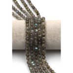Labradorit Doğal Taş Dizi 6 Mm Küre Kesim - Dz-1001