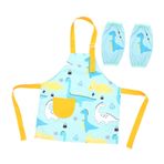 LABRIMP 1 Takım su geçirmez boyama tulumları su geçirmez tulum kir önleyici önlük bebek önlüğü önlükler su geçirmez boyama önlüğü çocuk boyama önlüğü hayvan apron sprey boya iş kıyafetleri