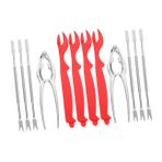 LABRIMP 12 Pcs Yengeç Krakerleri Ve Aletleri Set Paslanmaz Çelik Deniz Ürünleri Zariği Yengeç Bacakları İçİn Kullanici