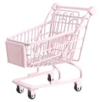 LABRIMP Alışveriş Sepeti Masaüstü Mini Arabaları Mini Ev Mobilyaları Çocuk Alışveriş Sepeti Masaüstü Pazar Arabası Mini Market Arabası Küçük Alışveriş Arabası Oyuncak Oyuncaklar Yürümeye