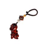 LABRIMP Anahtarlar Için Kolye Anahtarlık Erkekler Araba Anahtarlıklar Pi Yao Muska Pi Yao Charm Obsidyen Çekicilik Anahtarlık Kolye Asılı Dekorlar Anahtarlık Dekorları Anahtarlık