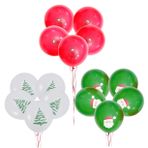 LABRIMP Düğün Dekorasyonu 15 Adet Noel Ağacı Balonları Folyo Balonlar De Bautizo Para Niño Bebek Kiti Noel Süsü Helyum Folyo Balon Yeni Yıl Partisi Malzemeleri Lateks Parti Balonları