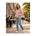 labrise underwear Oversize Basic Peluş Sweatshirt Ceket Kışlık Tüylü Fermuarlı Hoodie -Peluş Hırka