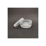 Labshop41 50 ml Boş Şeffaf Krem Kutusu , Şeffaf Plastik Krem Kavanozu x 6 Adet