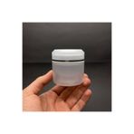 Labshop41 50 ml Plastik Krem Kutusu , 50 cc Şeffaf Renkli Kapaklı Krem Kavanozu x 3 Adet