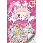 Labubu - 100+ Çıkartmalı Boyama Kitabı