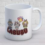 Labubu Baskılı Hediyelik Kupa Mod4