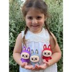 Labubu Figür, 3'lü Set Labubu Figürü, Sevimli Hayelet Labubu 10 cm Renk Seçeneği Mevcut