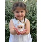 Labubu Figür, Labubu Figürü, Sevimli Hayelet Labubu 10 cm 1 Adet - Beyaz
