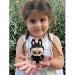 Labubu Figür, Labubu Figürü, Sevimli Hayelet Labubu 10 cm 1 Adet - Siyah