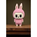 Labubu Figür - Pembe Labubu 13 cm