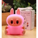 LABUBU PREMİUM SERİ SİLİKON GECE LAMBASI - PEMBE