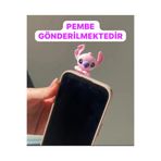 labubu sepeti Pembe renk Stitch Sony angel
